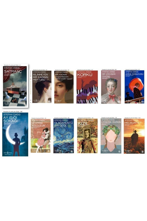 Stefan Zweig Seti (12 Kitap) - Iş Bankası Kültür Yayınları