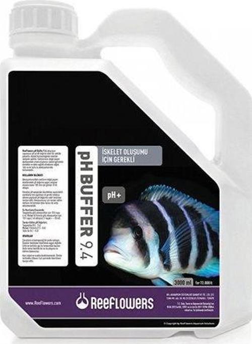 Ph Buffer 9,4 Akvaryum Su Sertliği Dengeleyici 3000 ml