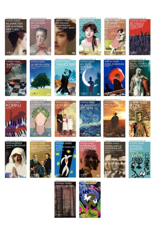 Iş Kültür Stefan Zweig Kitapları Modern Klasikler Serisi 26 Kitap Set