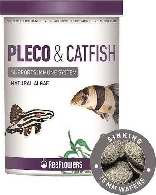 Pleco-Catfish Çöpçü Vatoz Kedi Balık Yemi Hap Form 15mm 1000ml 520gr