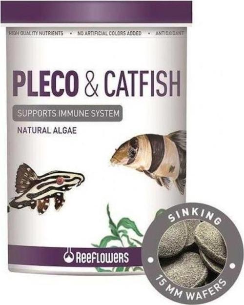 Pleco-Catfish Çöpçü Vatoz Kedi Balık Yemi Hap Form 15mm 150ml 78gr