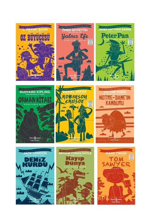 100 Temel Eser Çocuk Klasikleri 9 Kitap