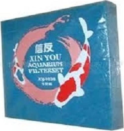 XY-1038 Akvaryum Filtre Süngeri Mavi 45X45X5