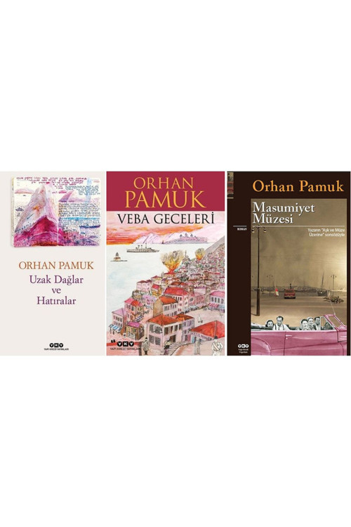 Uzak Dağlar Ve Hatıralar + Veba Geceleri + Masumiyet Müzesi 3 Kitap Set