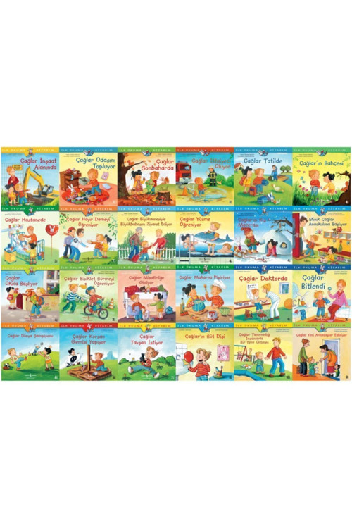 Çağlar Serisi Ilk Okuma Kitabım 24 Kitap Set