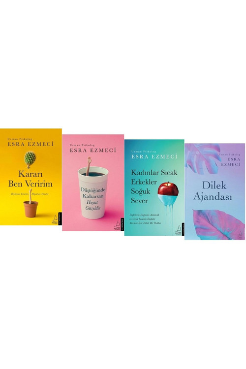Kararı Ben Veririm+Düştüğünde Kalkarsan Hayat..+Kadınlar Sıcak Erkekler Soğuk..+Dilek Ajandası Set