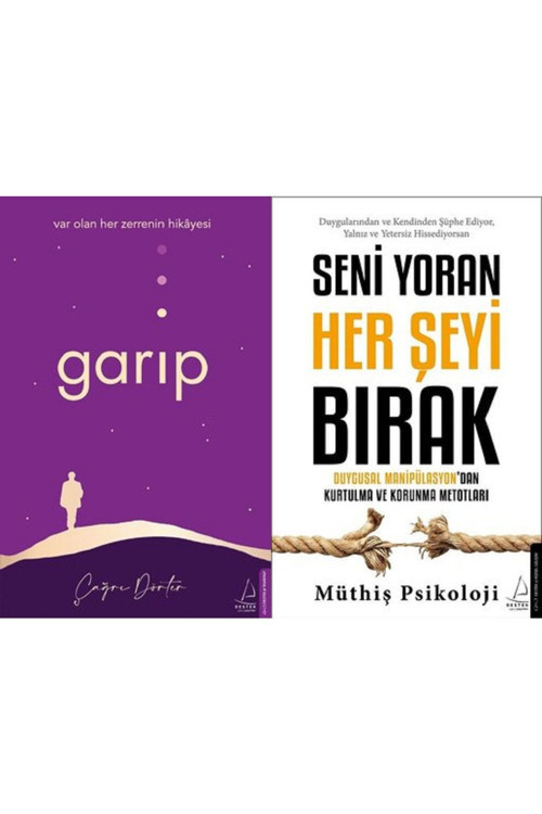Garip - Var Olan Her Zerrenin Hikayesi + Seni Yoran Her Şeyi Bırak 2 Kitap Set