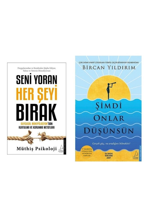 Seni Yoran Her Şeyi Bırak Müthiş Psikoloji + Şimdi Onlar Düşünsün Bircan Yıldırım 2 Kitap