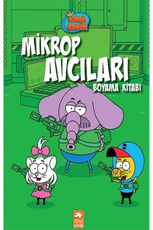 Kral Şakir Mikrop Avcıları Boyama Kitabı Eksik Parça Yay.(Koruma Poşetli)