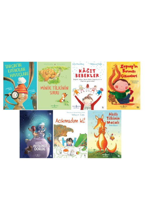 Resimli Hikaye Kitapları 7 Kitap Set - Tarçın'ın Kaybolan Havuçları - Minik Tilkinin Sırrı ...