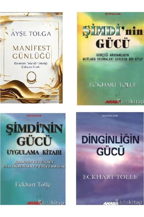 Manifest Günlüğü-Şimdi’nin Gücü-Şimdinin Gücü Uygulama Kitabı-Dinginliğin Gücü - 4 KİTAP SET