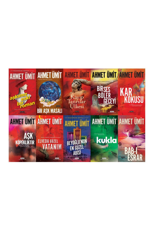 ahmet ümit bir aşk masalı-kayıp tanrılar ülkesi-aşkımız eski bir roman-kar kokusu-bab-ı esrar
