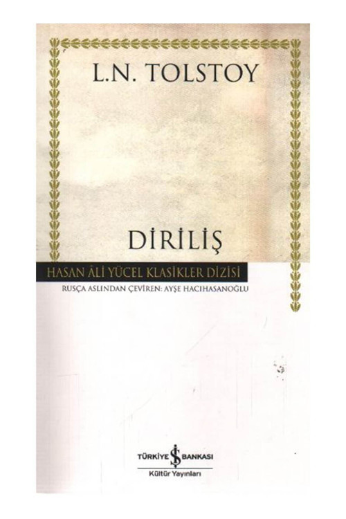 Diriliş Lev Nikolayeviç Tolstoy