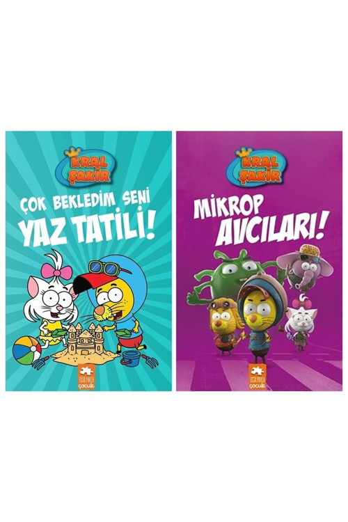 Kral Şakir 11 Çok Bekledim Seni Yaz Tatili + Kral Şakir Mikrop Avcıları 2 Kitap