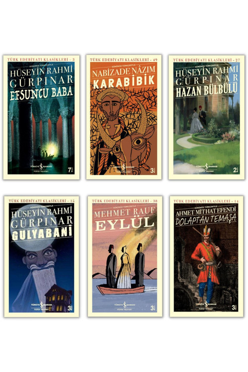 Türk Edebiyatı Klasikleri Seti-3 (6 Kitap)
