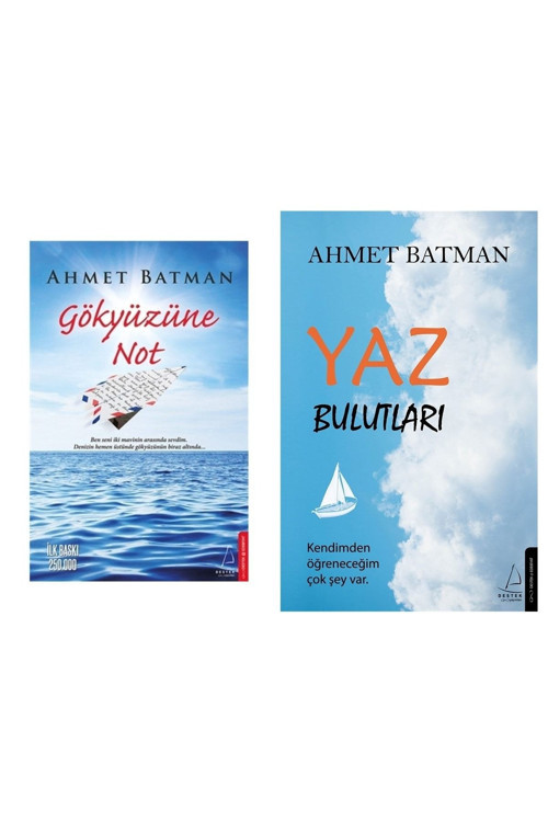 Yaz Bulutları + Gökyüzüne Not Ahmet Batman 2 Kitap