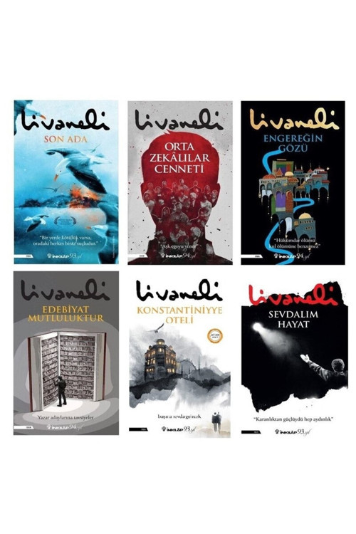 Zülfü Livaneli Set-sevdalım Hayat-konstantiniyye Oteli-edebiyat Mutluluktur-engereğin Gözü+2 Kitap