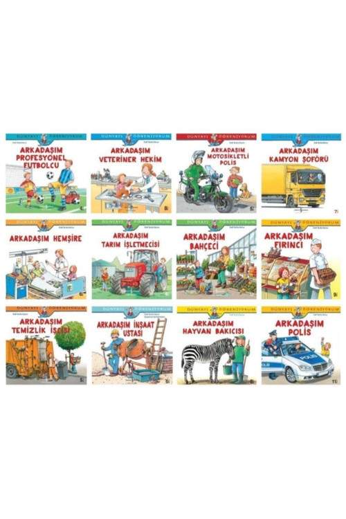 Dünyayı Öğreniyorum Seti 12 Kitap