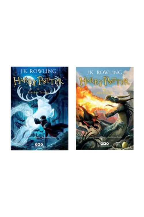 Harry Potter Serisi 3. Ve 4. Kitaplar Set - Azkaban Tutsağı - Ateş Kadehi