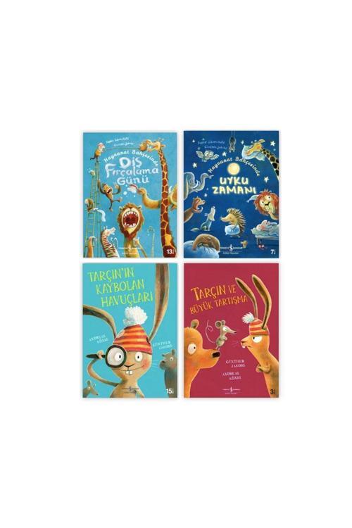 Hayvanat Bahçesinde Diş Fırçalama Günü, Uyku Zamanı - Tarçın’ın Kaybolan Havuçları... 4 Kitap Set