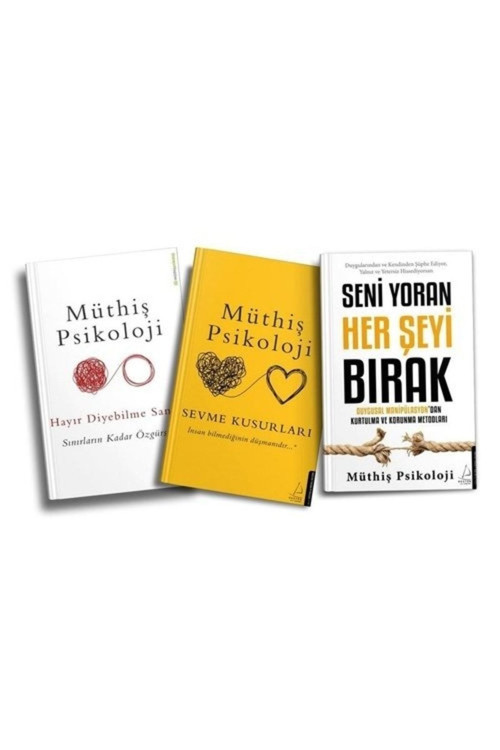 Müthiş Psikoloji Seti - 3 Kitap Takım - - Müthiş Psikoloji Kitabı