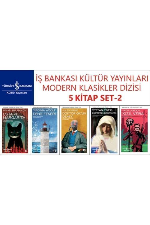 Iş Bankası Modern Klasikler Dizisi 5 Kitap Set 2 Mihail Bulgakov-vırgınıa Woolf-jules Verne-zweıg