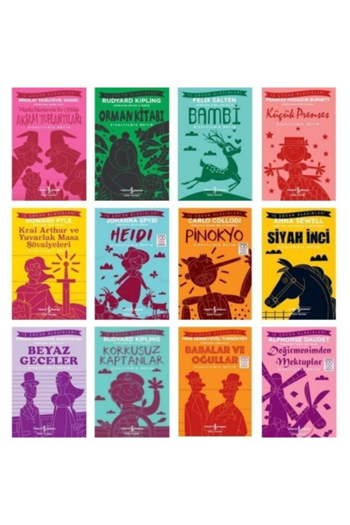 Iş Bankası Çocuk Klasikleri 12 Kitap Set 2