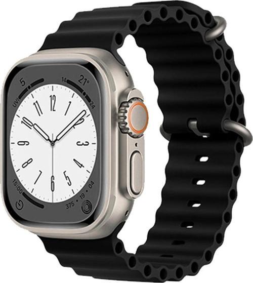 Akıllı Saat Watch için Uyumlu 42MM 44MM 45MM 49MM 1/2/3/4/5/6/se/7/8/ultra Akıllı Saat Silikon Kordon ve Kayı