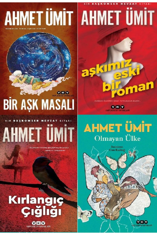 Bir Aşk Masalı - Aşkımız Eski Bir Roman - Kırlangıç Çığlığı - Olmayan Ülke Kitap Seti