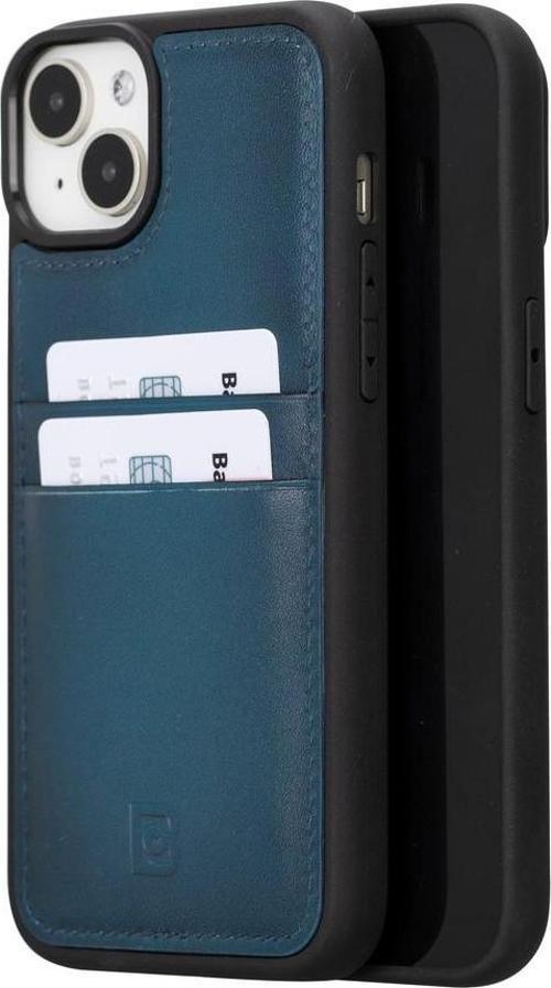 Apple iPhone 15 Plus Uyumlu Deri Arka Kapak FXCP BRN4EF