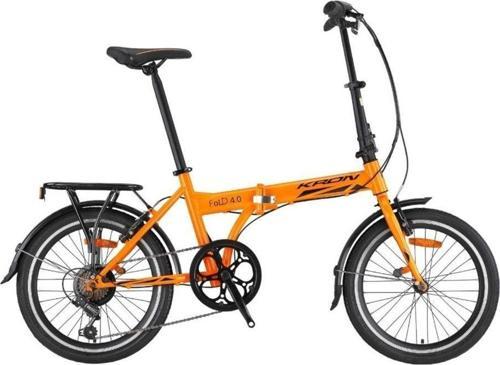 Fold 4.0 - 20" Mtb - 7 Vites - [Pabuç Frenli Modeldir] - Turuncu-Siyah