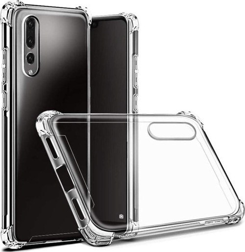 Huawei P20 Pro Uyumlu Darbe Önleyici Sararmaya Dayanıklı Airbag Korumalı Ultra Slim TPU Şeffaf Silikon Kılıf