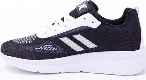 Dijital Baskılı Unisex Lacivert Sneaker - Beyaz Desenli Günlük Ayakkabı