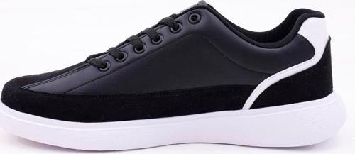 Dijital Baskı Erkek Siyah-Beyaz Sneaker Ayakkabı