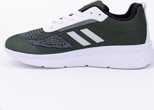 Dijital Baskılı Unisex Yeşil Sneaker - Beyaz Desenli Günlük Ayakkabı