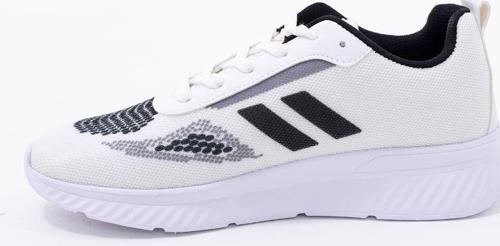 Dijital Baskılı Unisex Beyaz Sneaker - Siyah Desenli Günlük Ayakkabı