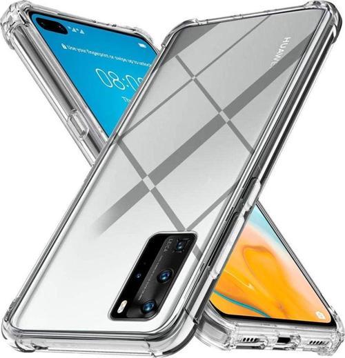 Huawei P40 Pro Uyumlu Darbe Önleyici Sararmaya Dayanıklı Airbag Korumalı Ultra Slim TPU Şeffaf Silikon Kılıf