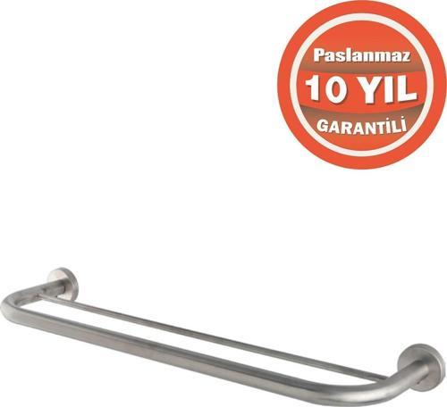 Paslanmaz Çelik Mat Ikili Havluluk 50 Cm