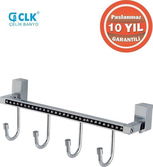 Paslanmaz Pirinç Swwor 4'Lü Askılık Havlu Askısı