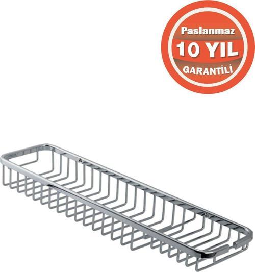 Paslanmaz Pirinç Köprü 42X11Cm Şampuanlık Süngerlik