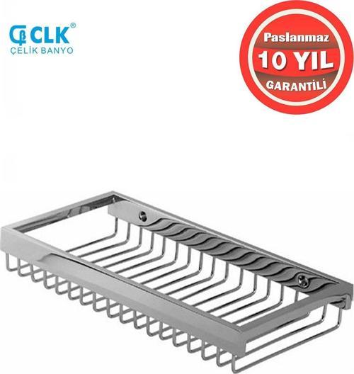 Paslanmaz Pirinç Kumru 1'Li 12X25 Cm Şampuanlık Süngerlik