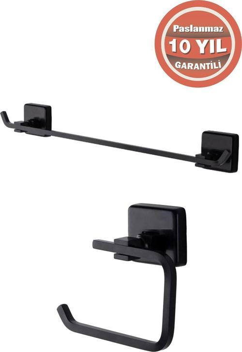 Paslanmaz Pirinç Kumru Tuvalet Kağıtlık +Havluluk