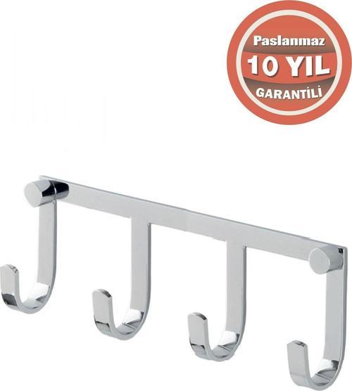 Paslanmaz Pirinç Linda 4'Lü Askılık