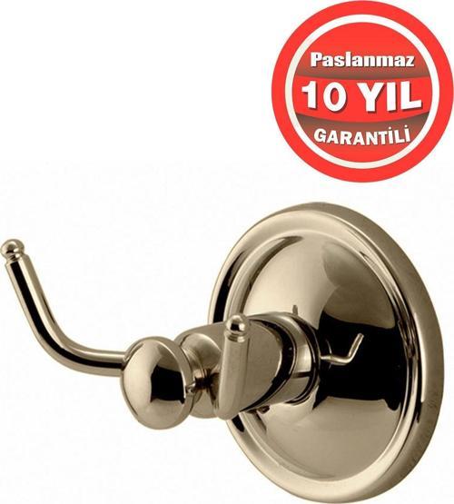 Paslanmaz Pirinç Mat Siyah Bella Bornzoluk Askılık