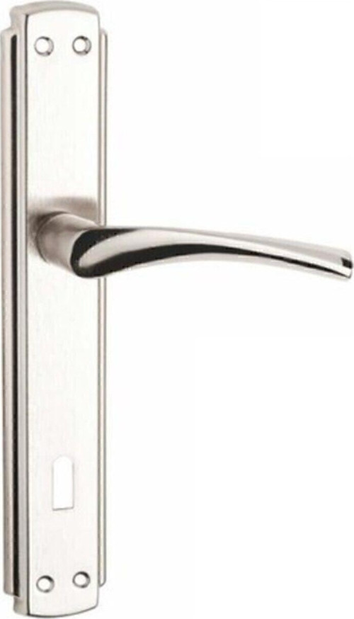 Nikel Saten Oda Kapı Kolu (Ön Ve Arka Yüzü Olmak Üzere 2 Adet --- Takım)