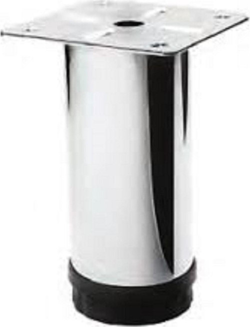 Baza Ayağı Metal 42 Çap Tablalı Ayarlı Mobilya Ayağı 12 Cm (8 Adet)