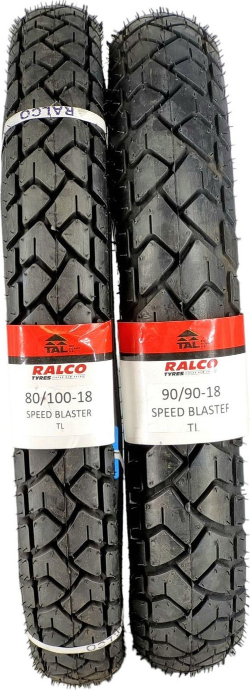 Honda Cb 125 Ace, 80/100-18 Tl Ve 90/90-18 Tl Dubleks Lastik Set