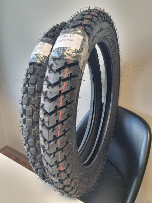 Kuba X Boss, 300-17 Tt Ve 275-17 Tt Tubetype Lastik Set