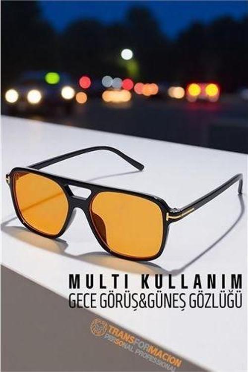 Gece Sürüş Görüş Parlama Önleyici  Gece Gözlüğü Sis Far Işık Önleyici Anti-Fog Gözlük