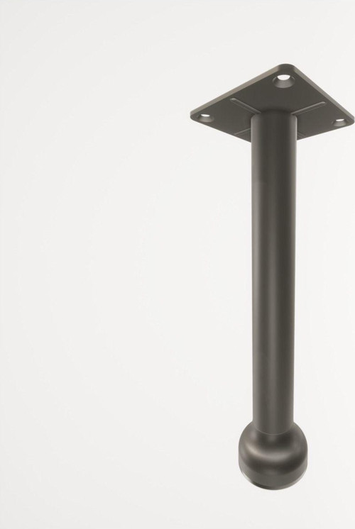 Gökçe Siyah 20 Cm Mobilya Ayağı, Lüks Metal Mobilya Ayak, Koltuk, Dolap, Şifonyer, Masa Ayak